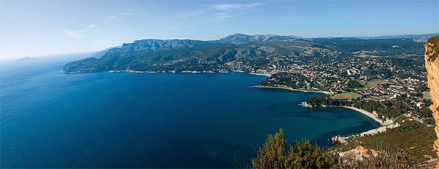 photo panoramique route des crètes