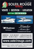 conception de l'annonce presse Soleil Rouge