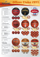 conception de brochure Spalding