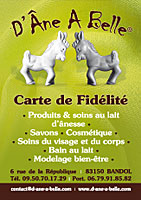 conception de la carte de visite Anabel
