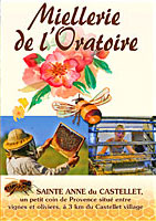 conception de dépliant Miellerie